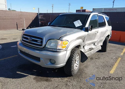 2003 Toyota Sequoia Limited V8 из США, поврежденный, VIN 5TDBT48A63S145436